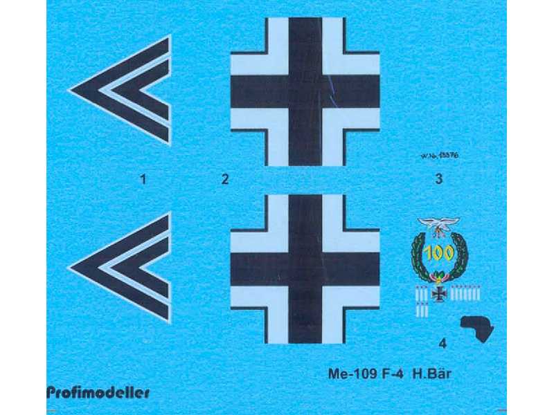 H.Bar Me-109 F-4 - zdjęcie 1 H.Bar Me-109 F-4 - zdjęcie 1