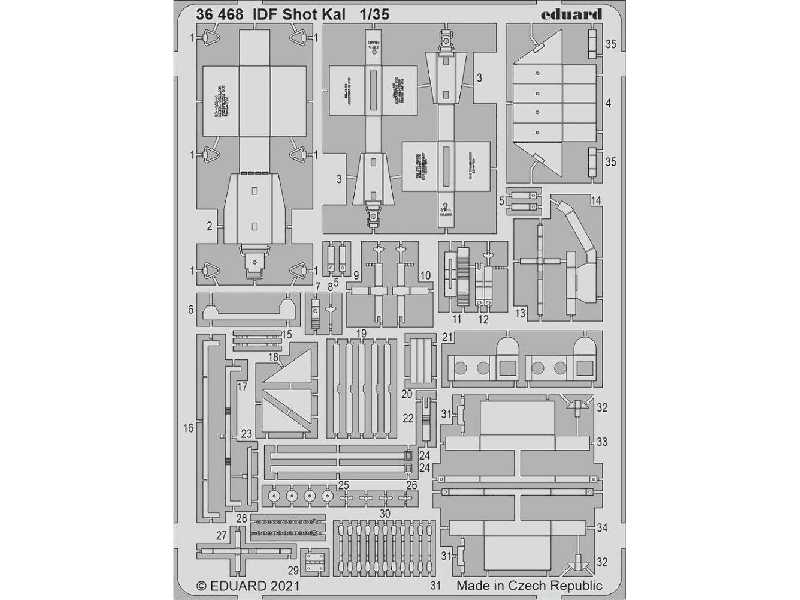IDF Shot Kal 1/35 - Amusing Hobby - zdjęcie 1