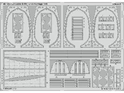 Lancaster B Mk. I undercarriage 1/48 - zdjęcie 1