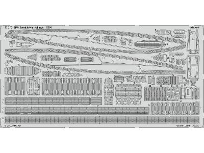 SMS Szent István railings 1/350 - zdjęcie 1