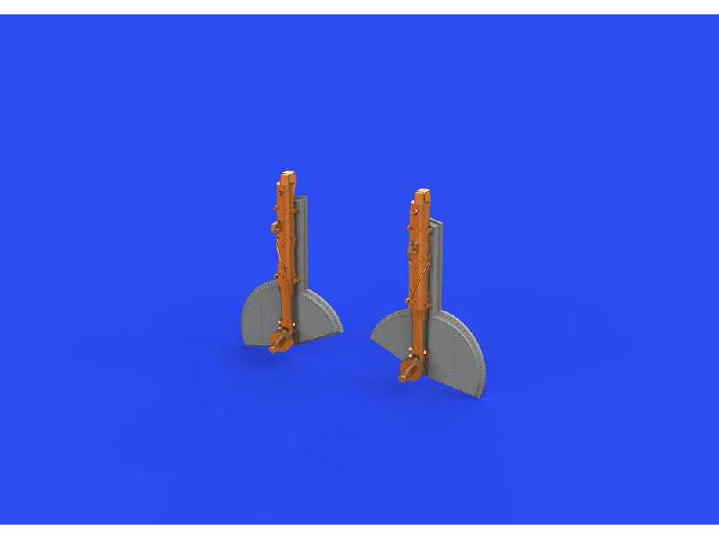 Spitfire Mk. Va/ b undercarriage legs BRONZE 1/48 - Eduard - zdjęcie 1 Spitfire Mk. Va/ b undercarriage legs BRONZE 1/48 - Eduard - zdjęcie 1
