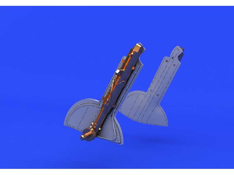 Spitfire Mk. Vc undercarriage legs BRONZE 1/48 - Eduard - zdjęcie 1