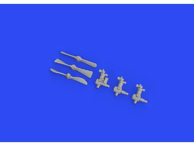 Sopwith Camel Rotherham air pumps 1/48 - Eduard - zdjęcie 13