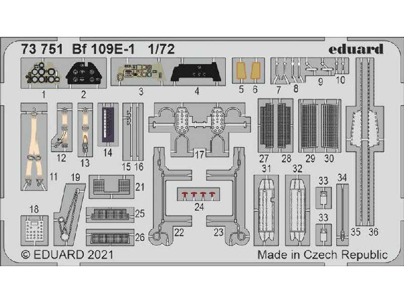 Bf 109E-1 1/72 - zdjęcie 1