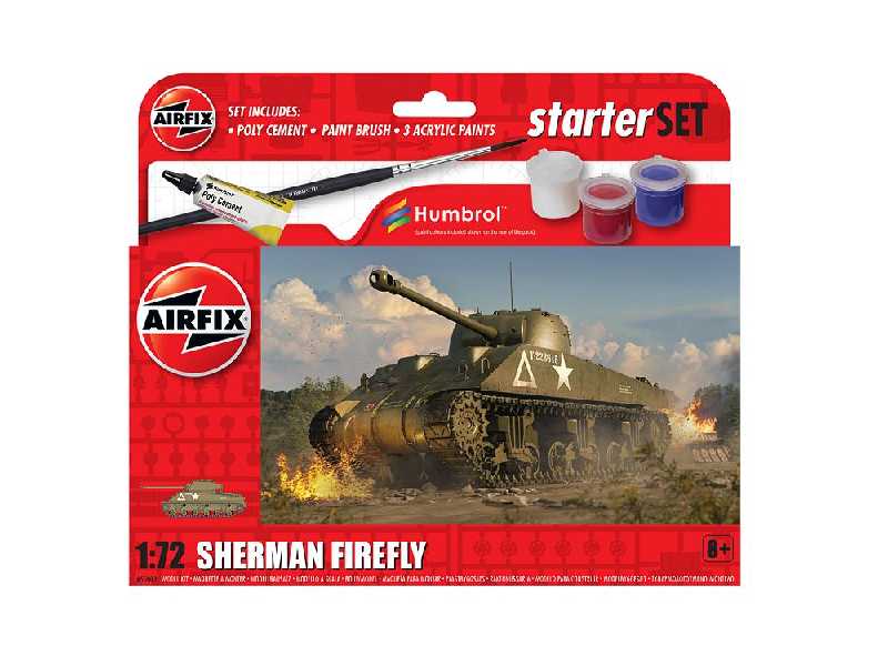 Small Starter Set NEW Sherman Firefly - zestaw podarunkowy - zdjęcie 1 Small Starter Set NEW Sherman Firefly - zestaw podarunkowy - zdjęcie 1