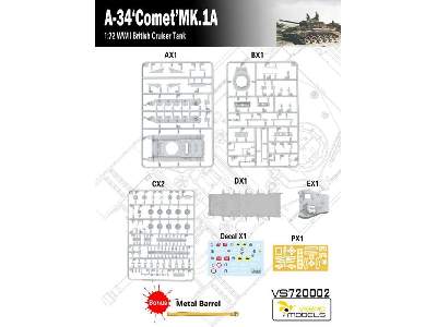A-34 Comet MK.1A - brytyjski czołg pościgowy - zdjęcie 7