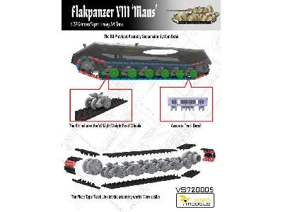 Flakpanzer VIII Maus - German Super Heavy AA Tank  - zdjęcie 3