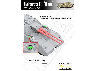 Flakpanzer VIII Maus - German Super Heavy AA Tank  - zdjęcie 4