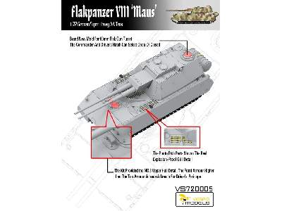 Flakpanzer VIII Maus - German Super Heavy AA Tank  - zdjęcie 5