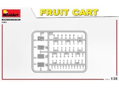 Stragan z owocami - wózek - zdjęcie 5
