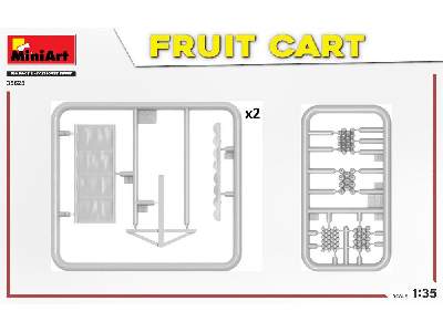 Stragan z owocami - wózek - zdjęcie 7