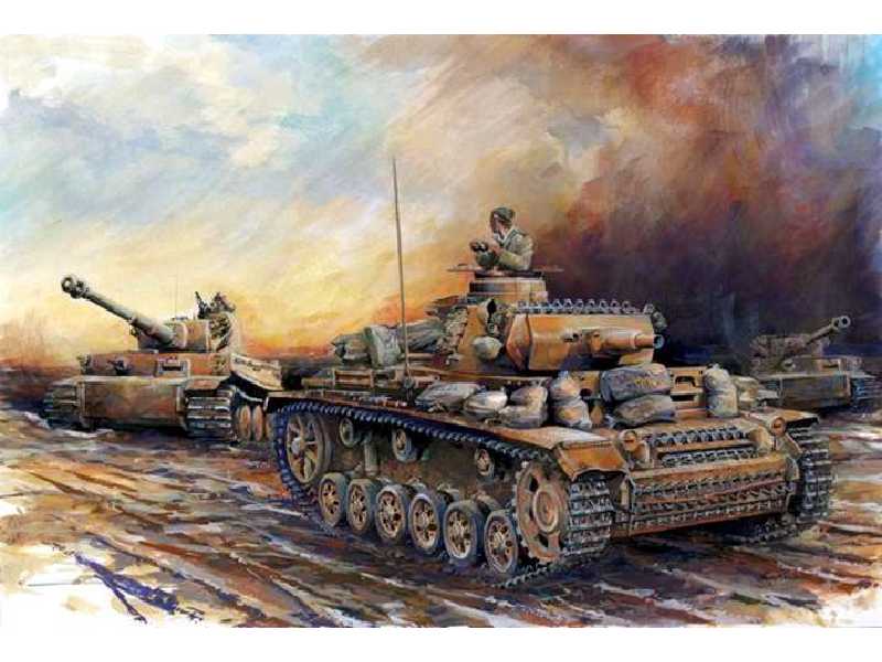 Czołg niemiecki Pz.Kpfw. III Ausf. N DAK - zdjęcie 1 Czołg niemiecki Pz.Kpfw. III Ausf. N DAK - zdjęcie 1