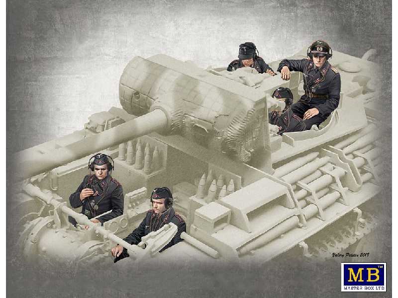 Niemiecka załoga czołgu - 1944-1945 - zdjęcie 1 Niemiecka załoga czołgu - 1944-1945 - zdjęcie 1