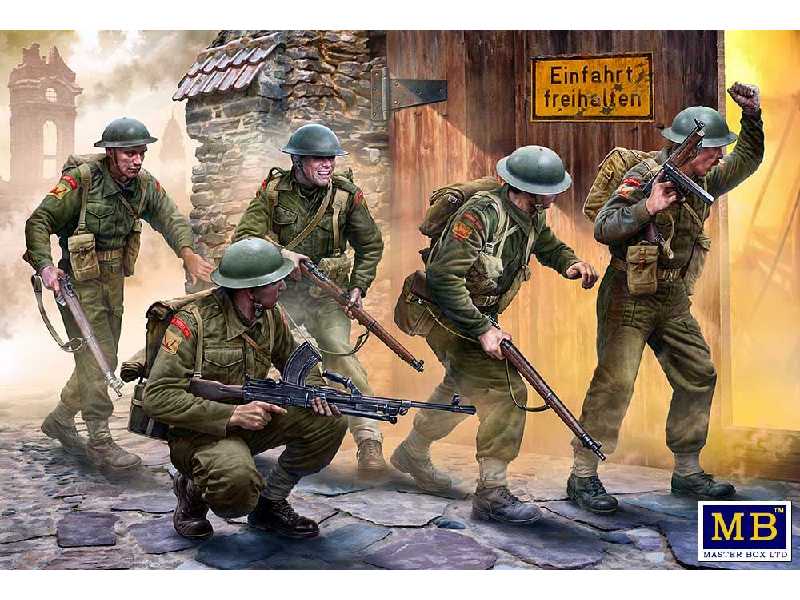 Brytyjska piechota - Zachodnia Europa - 1944-1945 - zdjęcie 1 Brytyjska piechota - Zachodnia Europa - 1944-1945 - zdjęcie 1
