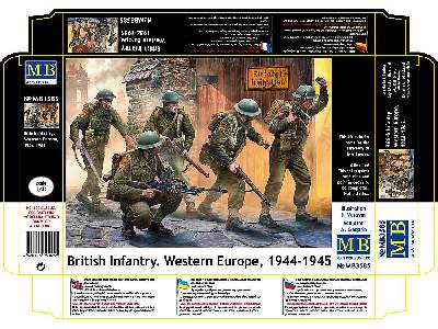 Brytyjska piechota - Zachodnia Europa - 1944-1945 - zdjęcie 2