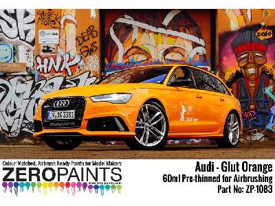 1083 Audi Rs - Glut Orange Paint - zdjęcie 1