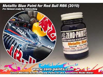 1140 Red Bull (Rb6) Torro Rosso Metallic Blue - zdjęcie 2