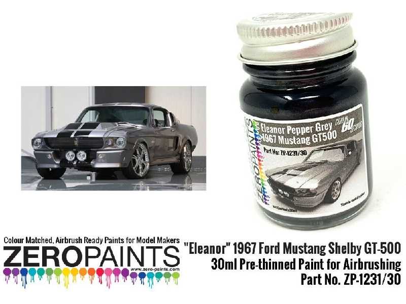 1231 Eleanor 1967 Ford Mustang Shelby Gt-500 - zdjęcie 1 1231 Eleanor 1967 Ford Mustang Shelby Gt-500 - zdjęcie 1
