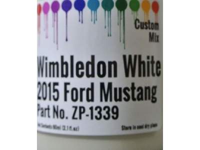 1339 Mustang Wimbledon White - zdjęcie 1