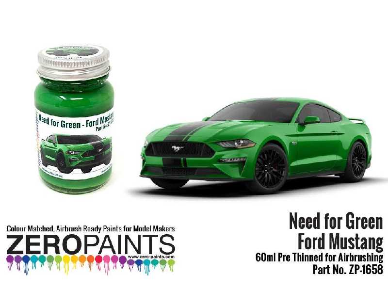 1658 Ford Mustang - Need For Green - zdjęcie 1 1658 Ford Mustang - Need For Green - zdjęcie 1