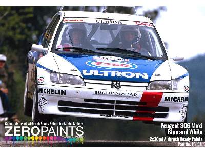 1671 Peugeot 306 Maxi 1996 Rally Monte Carlo Blue/White Paint Se - zdjęcie 3