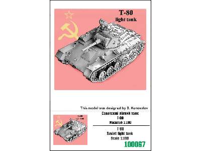 T-80 Soviet Light Tank - zdjęcie 1