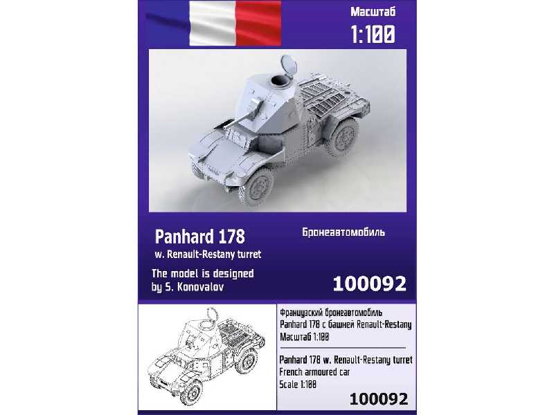 Panhard 178 W. Renault-restany Turret - zdjęcie 1 Panhard 178 W. Renault-restany Turret - zdjęcie 1