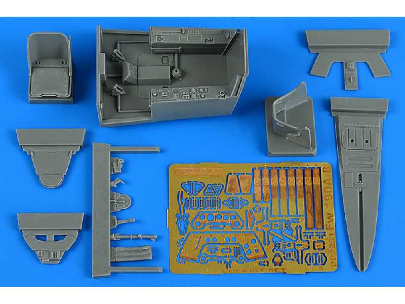 Fw 190A-8 cockpit set  - zdjęcie 1