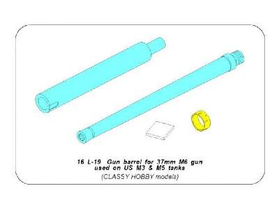 Gun barrel for  37 mm M6 gun used on US M3  M5 tanks - zdjęcie 9