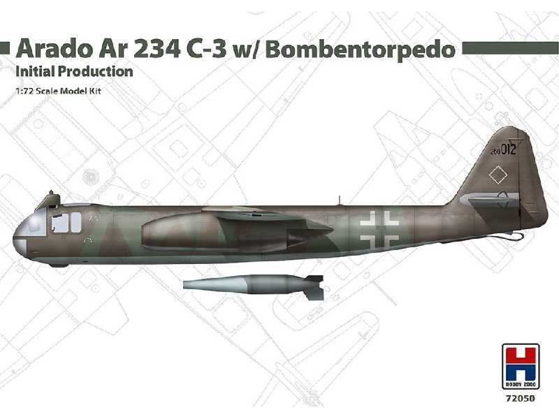 Arado Ar 234 C-3 w/ Bombentorpedo Initial Production  - zdjęcie 1