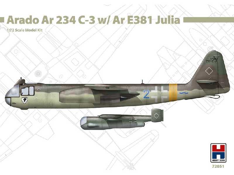 Arado Ar 234 C-3 w/ Ar E381 Julia - zdjęcie 1 Arado Ar 234 C-3 w/ Ar E381 Julia - zdjęcie 1