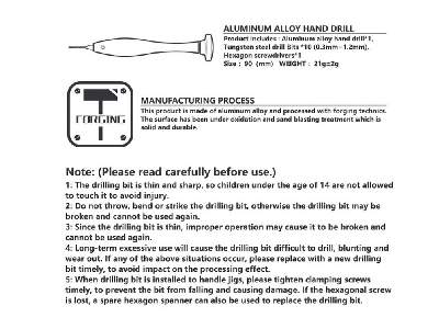 At-hd Aluminum Alloy Hand Drill - zdjęcie 5