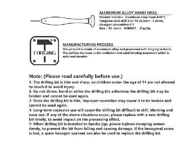 At-hd Aluminum Alloy Hand Drill - zdjęcie 5