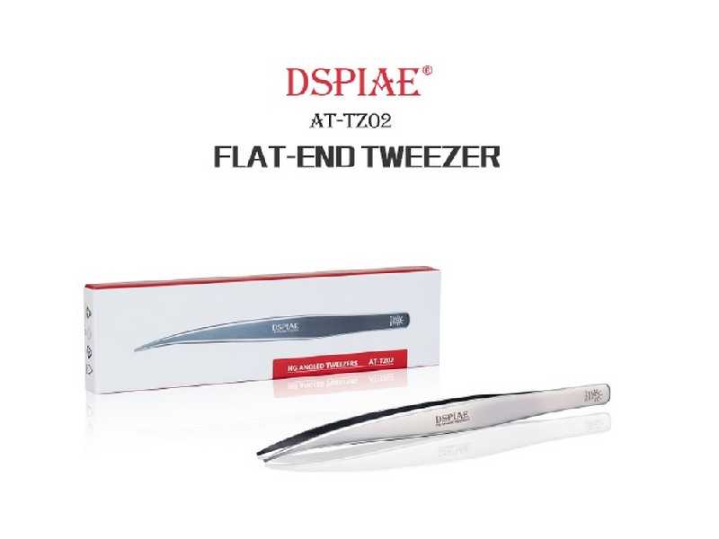 At-tz02 Flat-end Tweezer - zdjęcie 1 At-tz02 Flat-end Tweezer - zdjęcie 1