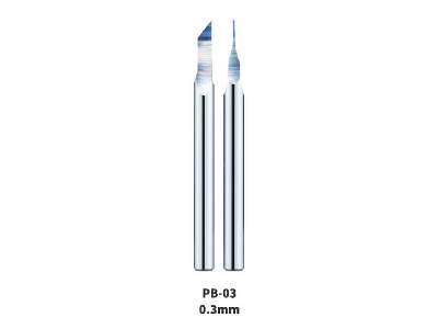 Pb-03 0.3mm Tungsten Steel Push Broach - zdjęcie 1