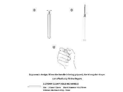 At-th 3.175mm Clamp Holding Handle - zdjęcie 3