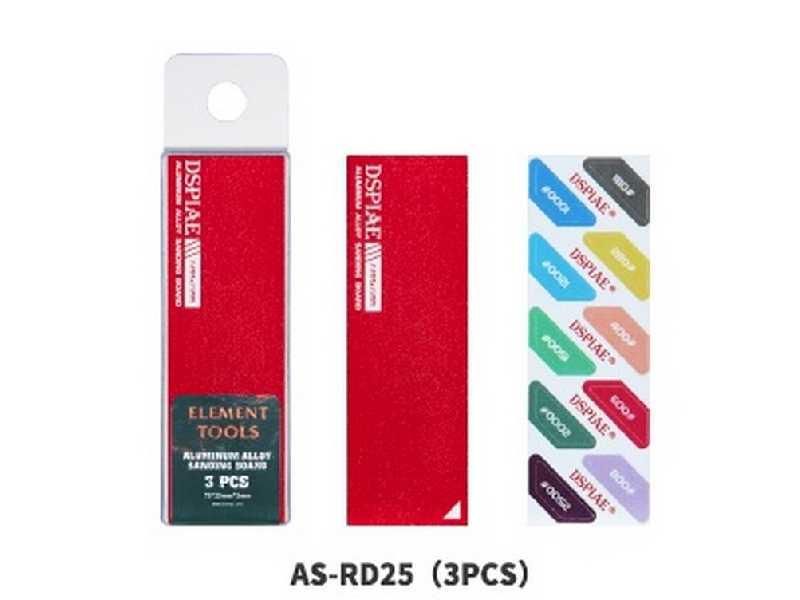 As-rd25 Aluminum Alloy Snd Board Red 3szt - zdjęcie 1