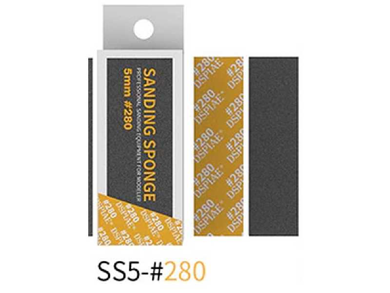 Ss5-280 5mm #280 papier ścierny 5 szt. - zdjęcie 1 Ss5-280 5mm #280 papier ścierny 5 szt. - zdjęcie 1