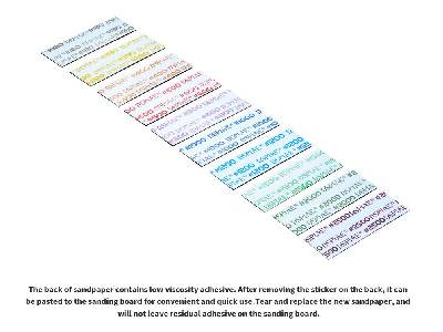 Msp-800 #800 Samoprzylepny papier ścierny wycinany matrycowo - zdjęcie 3
