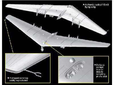 Bombowiec Northrop YB-49 Latające Skrzydło - zdjęcie 3