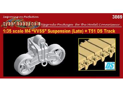 Zawieszenie późne do M4 "VVSS"  + gąsienice T51 DS - zdjęcie 1