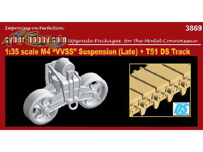 Zawieszenie późne do M4 "VVSS"  + gąsienice T51 DS - zdjęcie 1