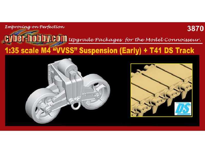 Zawieszenie wczesne do M4 "VVSS" + gąsienice T41 DS - zdjęcie 1