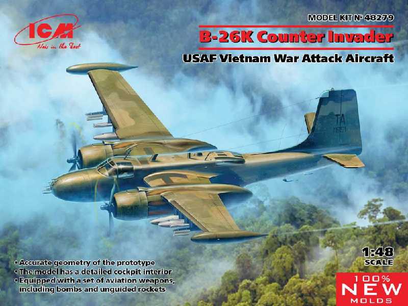 B-26k Counter Invader Usaf Vietnam War Attack Aircraft - zdjęcie 1 B-26k Counter Invader Usaf Vietnam War Attack Aircraft - zdjęcie 1