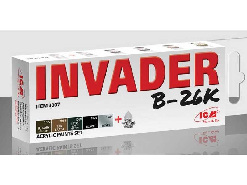 Invader B-26K - zestaw farbek - zdjęcie 1 Invader B-26K - zestaw farbek - zdjęcie 1