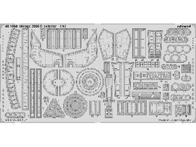 Mirage 2000D exterior 1/48 - zdjęcie 1