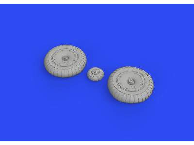 Me 163B wheels 1/48 - Gaspatch Models - zdjęcie 1