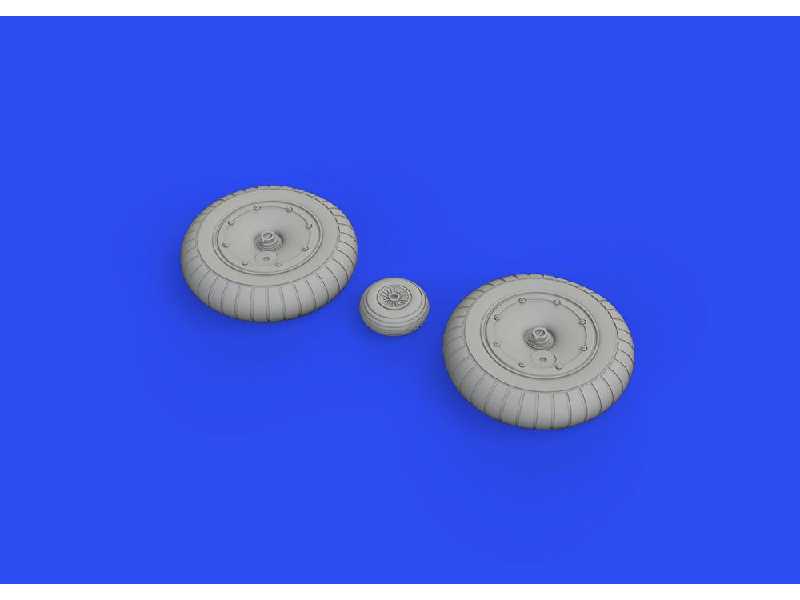 Me 163B wheels 1/48 - Gaspatch Models - zdjęcie 1 Me 163B wheels 1/48 - Gaspatch Models - zdjęcie 1