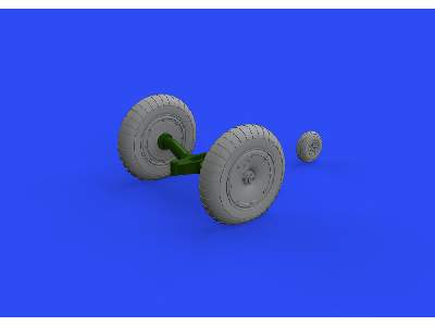 Me 163B wheels 1/48 - Gaspatch Models - zdjęcie 2