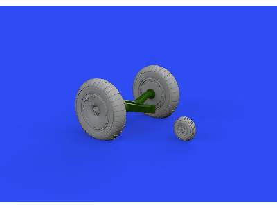 Me 163B wheels 1/48 - Gaspatch Models - zdjęcie 3